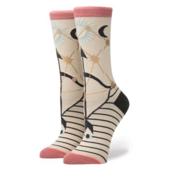Stance Midnight Rose Studded & Zodiac Sagittarius Socks Size S/M - Picture 9 of 9